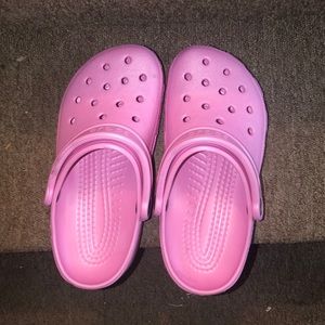 Pink Crocs